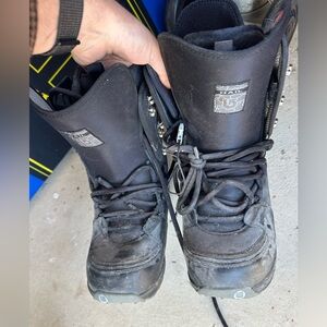 Men's BURTON HAIL Snowboard Boots - BLACK SZ 9 US